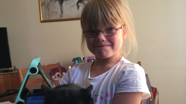 6-vuotias Laura Honkaniemi kirjoitti presidentti Sauli Niinistölle.