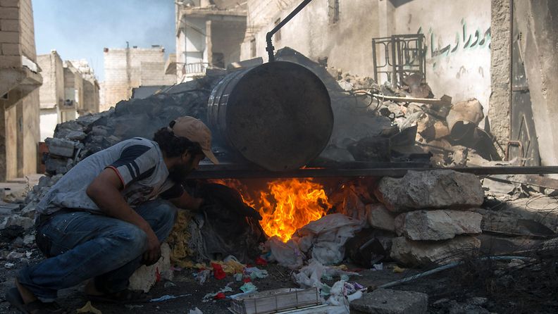 syyria pommitukset aleppo