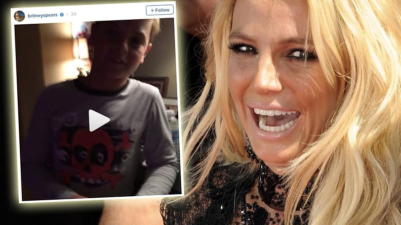 Britney säikähti Seania insta 24.9.2016
