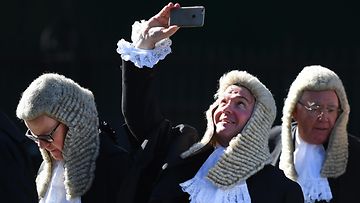 Tuomari selfie Lontoo