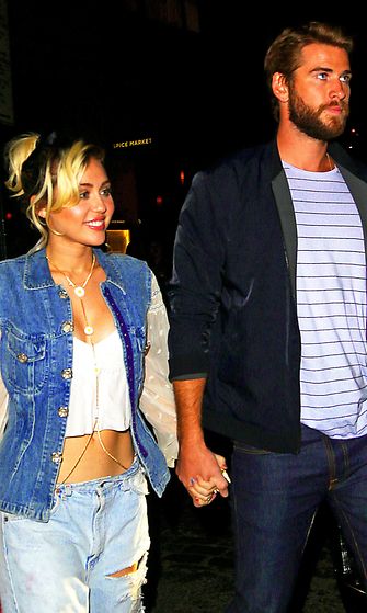 Miley Cyrus ja Liam Hemsworth 17.9.2016