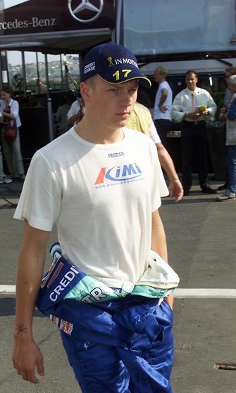 Kimi Räikkönen tatuointi 19.8.2001