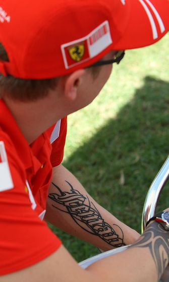 Kimi Räikkönen tatuointi 13.3.2008 3