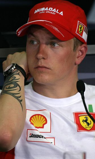 Kimi Räikkönen tatuointi 6.4.2007