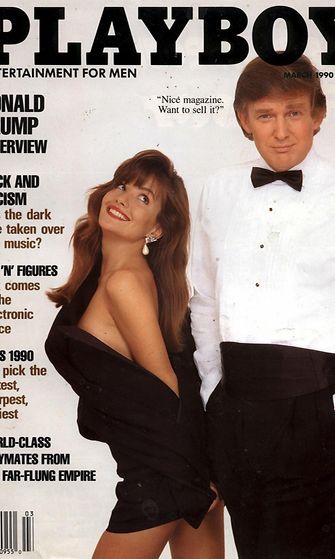 Donald Trump Playboyn kannessa 1990