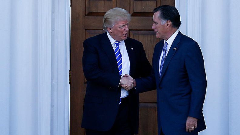 Romney ja Trump tapasivat