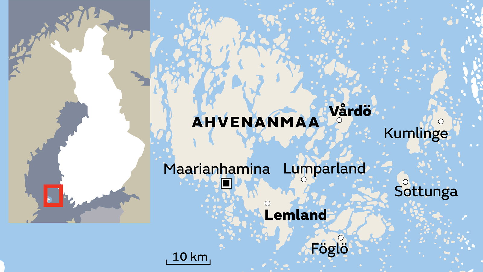 Ahvenanmaa pullikoi soteuudistusta vastaan 