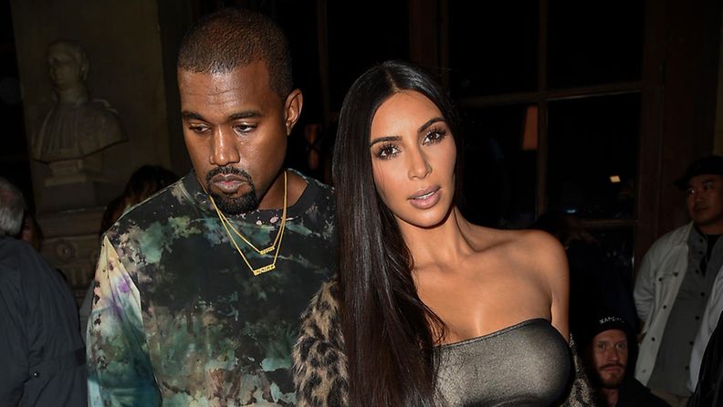 Kanye West ja Kim Kardashian 29.9.2016