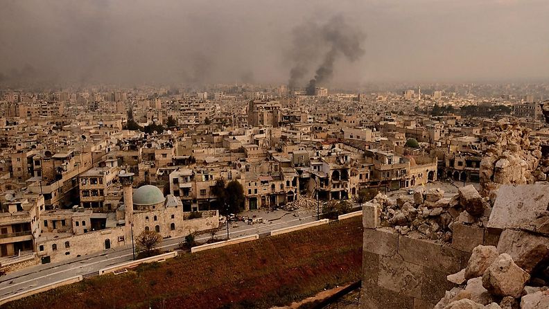 Aleppo yleiskuva kuvituskuva syyria