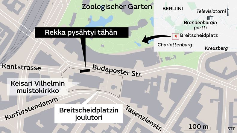 Saksa Berliini kartta rekkasurma