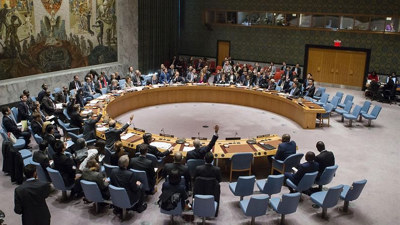YK turvallisuusneuvosto tänään