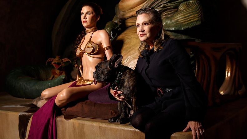 Carrie Fisher eli Tähtien sodan prinsessa Leia