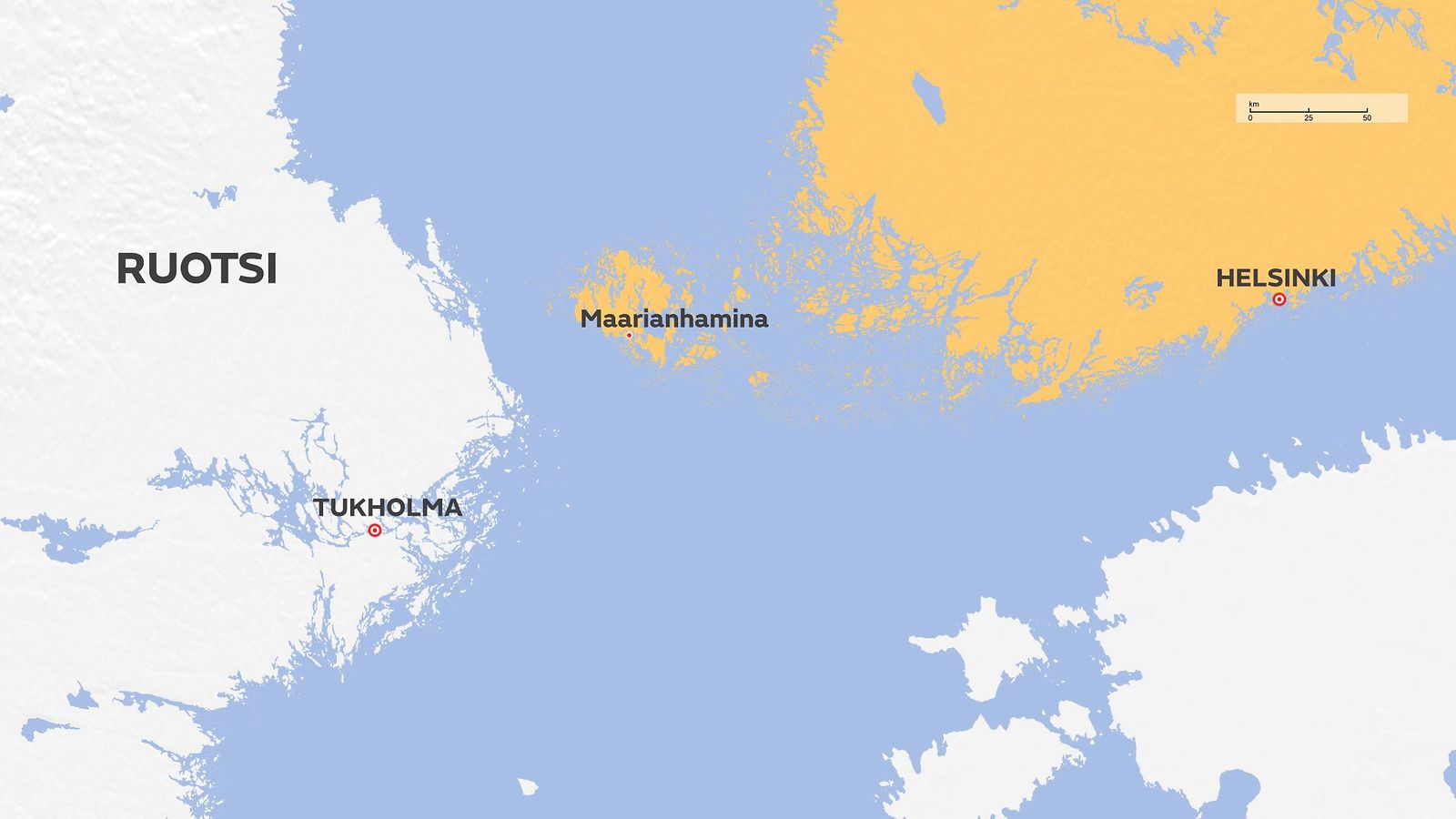 Ruotsalaisen meripelastuskopterin epäillään loukanneen Suomen ilmatilaa:  Jopa 10 minuuttia 