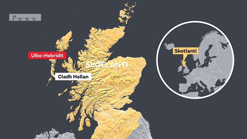 Skotlanti kartta