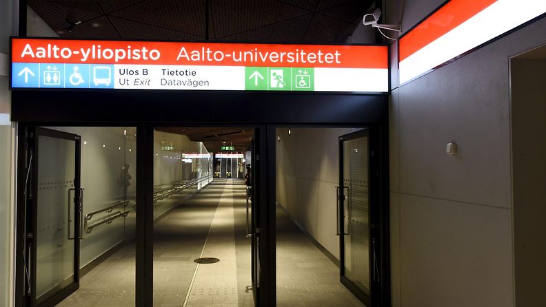 Länsimetro Aalto-yliopisto