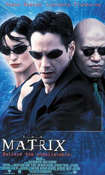 Matrix 1999 Carrie-Anne Moss, Keanu Reeves, Laurence Fishburne