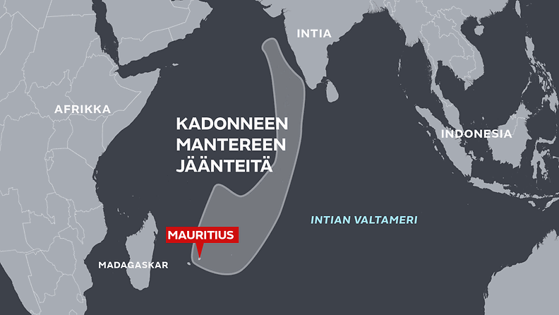 Mauritius - kadonnut  manner
