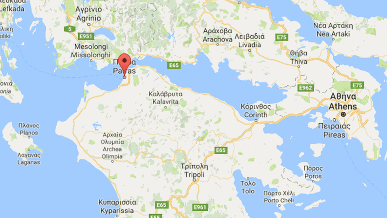 Patras kartta Kreikka Google Maps
