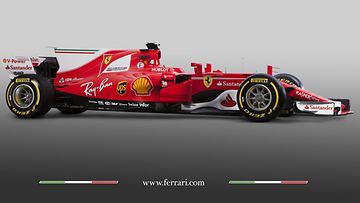 Ferrari SF 70H 2017 sivulta
