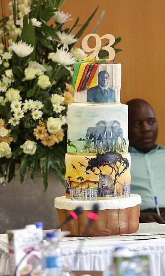 Robert Mugaben syntymäpäiväkakku