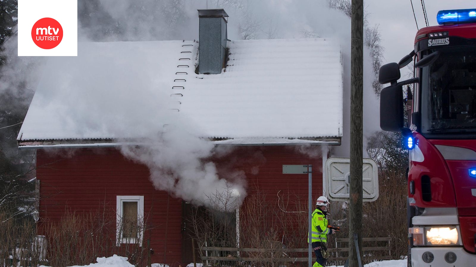 Kuva: Omakotitalo Palaa Kotkassa: "Yöllä Olisi Tullut Pahempaa Jälkeä ...