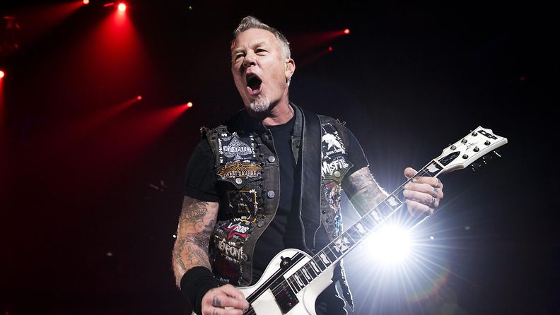 Metallica James Hetfield 3.2.2017 Kööpenhaminassa