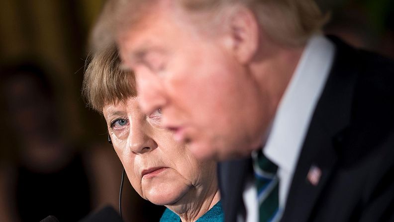 Angela Merkel ja Donald Trump