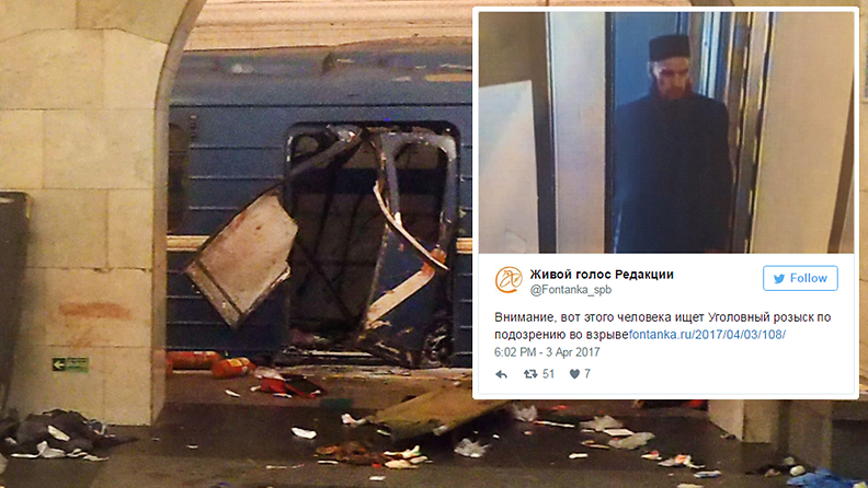 Venäjä Fontanka epäilty Pietari terrori-isku pommi-isku metro metroisku