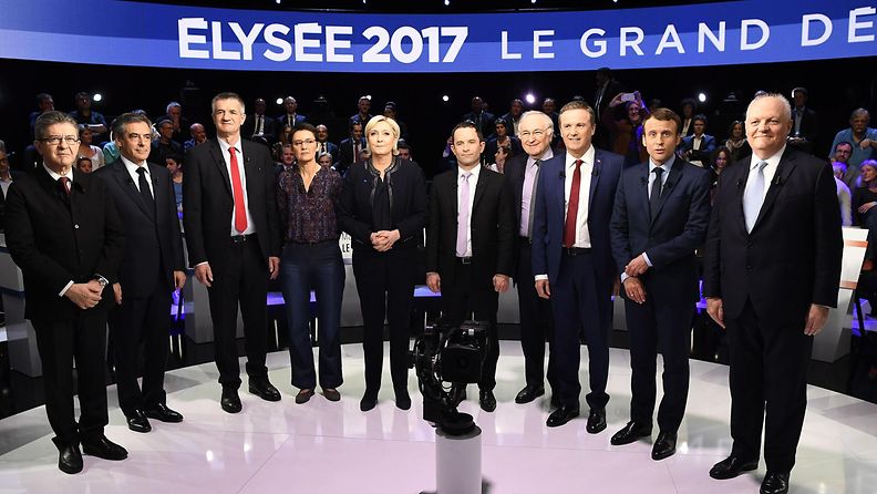 ranskan presidentinvaalit vaaliväittely 