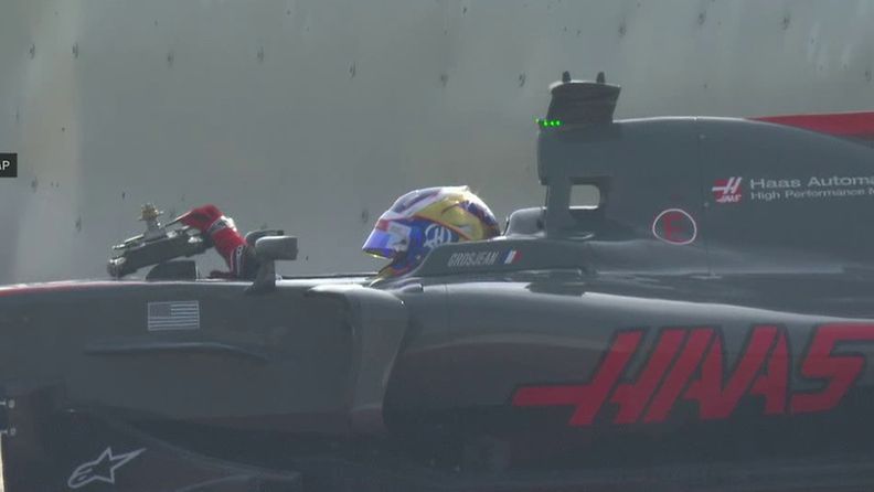 Romain Grosjean, 2017, Bahrain