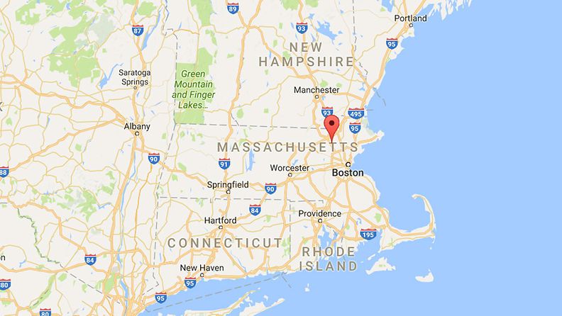Massachusetts google map