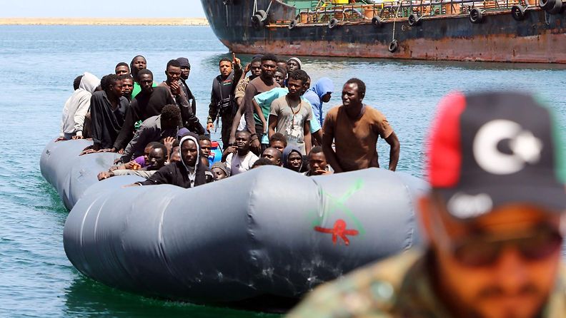 Pakolaiset laiva välimeri vene