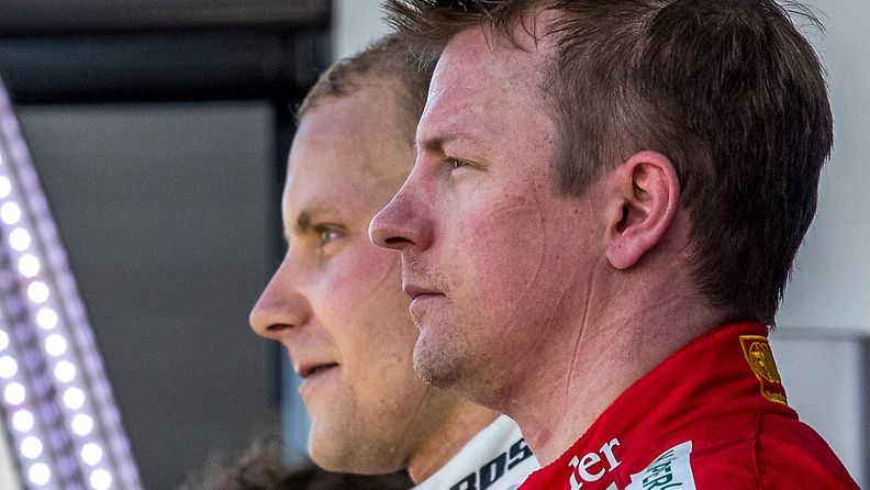 Valtteri Bottas ja Kimi Räikkönen