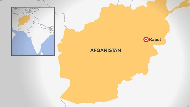 afganistan kabul kartta