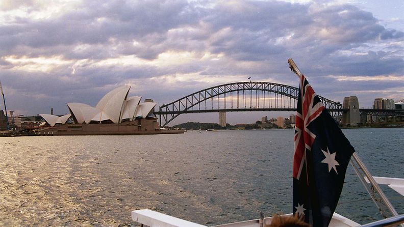 Sydneyn oopperatalo ja Australian lippu