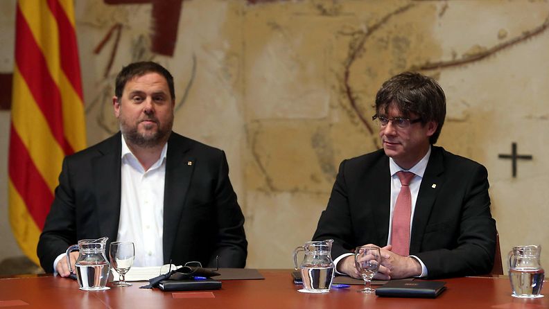 Katalonian aluehallinnon johtaja Carles Puigdemont