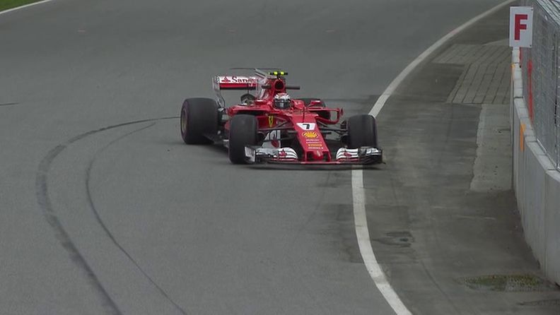 Kimi Räikkönen, spinni, 2017, Kanada
