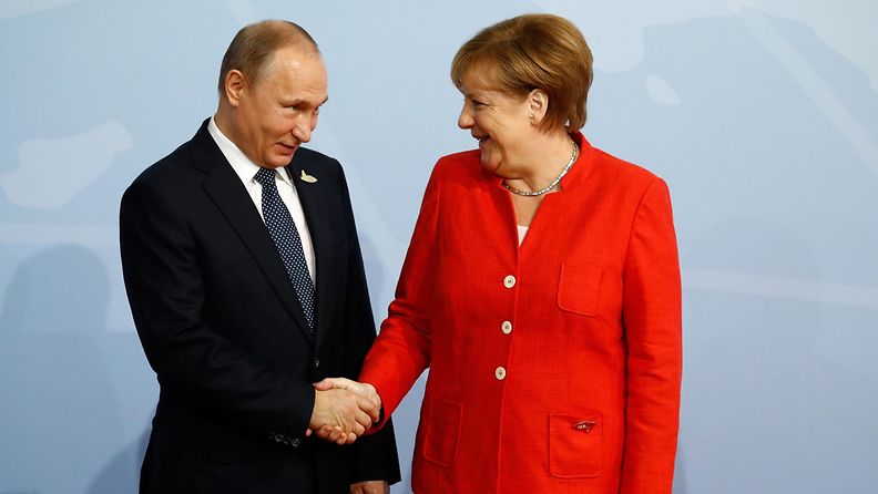 G20 Putin, Merkel