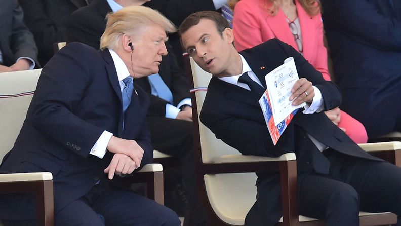 Donald Trump vierailulla Pariisissa 4..
