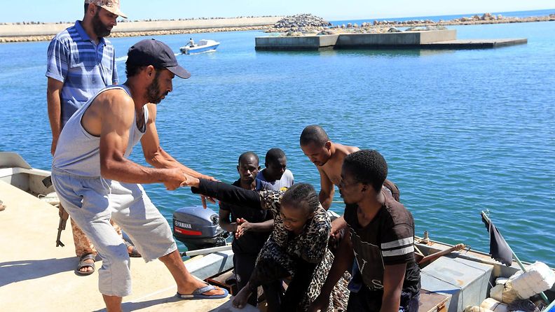 Libya salakuljetus laiton maahantulija Afrikka maahanmuutto 2