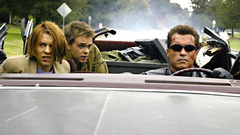 Arnold Schwarzenegger, Claire Danes ja Nick Stahl Terminator Koneiden kapina 2003