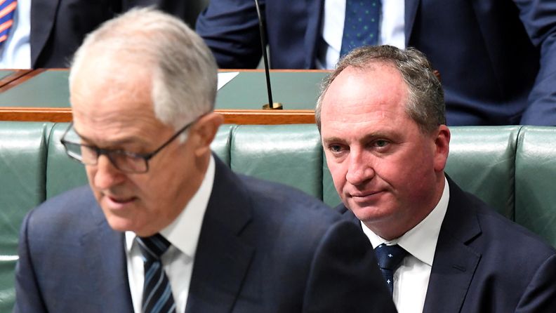 Barnaby Joyce ja Malcolm Turnbull