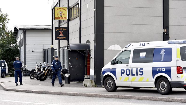 Bandidos Kyläsaari Helsinki poliisi