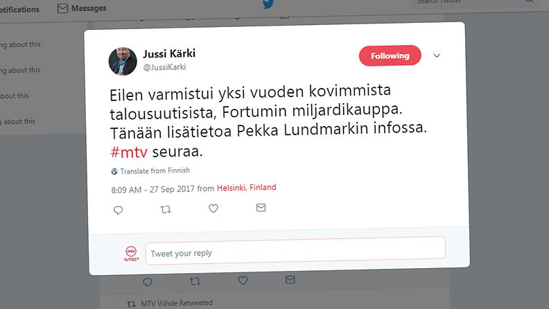 twitter tviitti twiitti Jussi Kärki