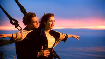 Kate Winslet ja Leonardo diCaprio Titanic