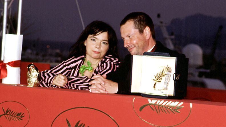 Lars von Trier ja Björk Cannesissa 2000