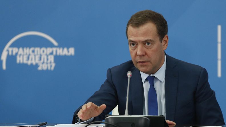 Venäjän pääministeri Dmitri Medvedev