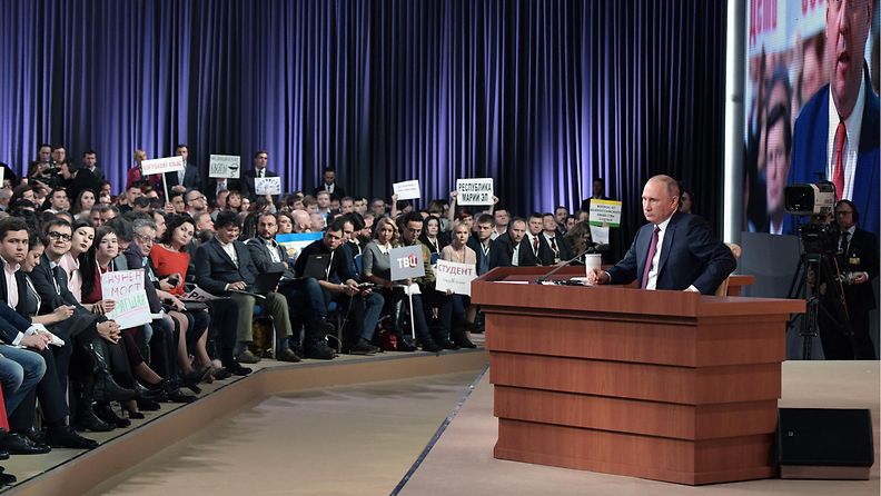 Vladimir Putinin kyselytilaisuus 14.12.2017