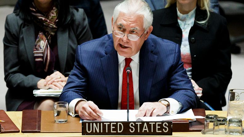 Rex Tillerson YK:n turvallisuusneuvostossa 4