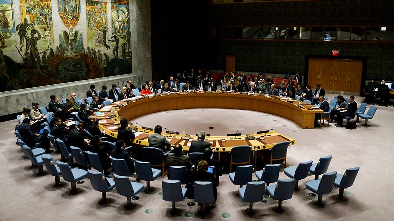 YK Turvallisuusneuvosto joulukuu 2017